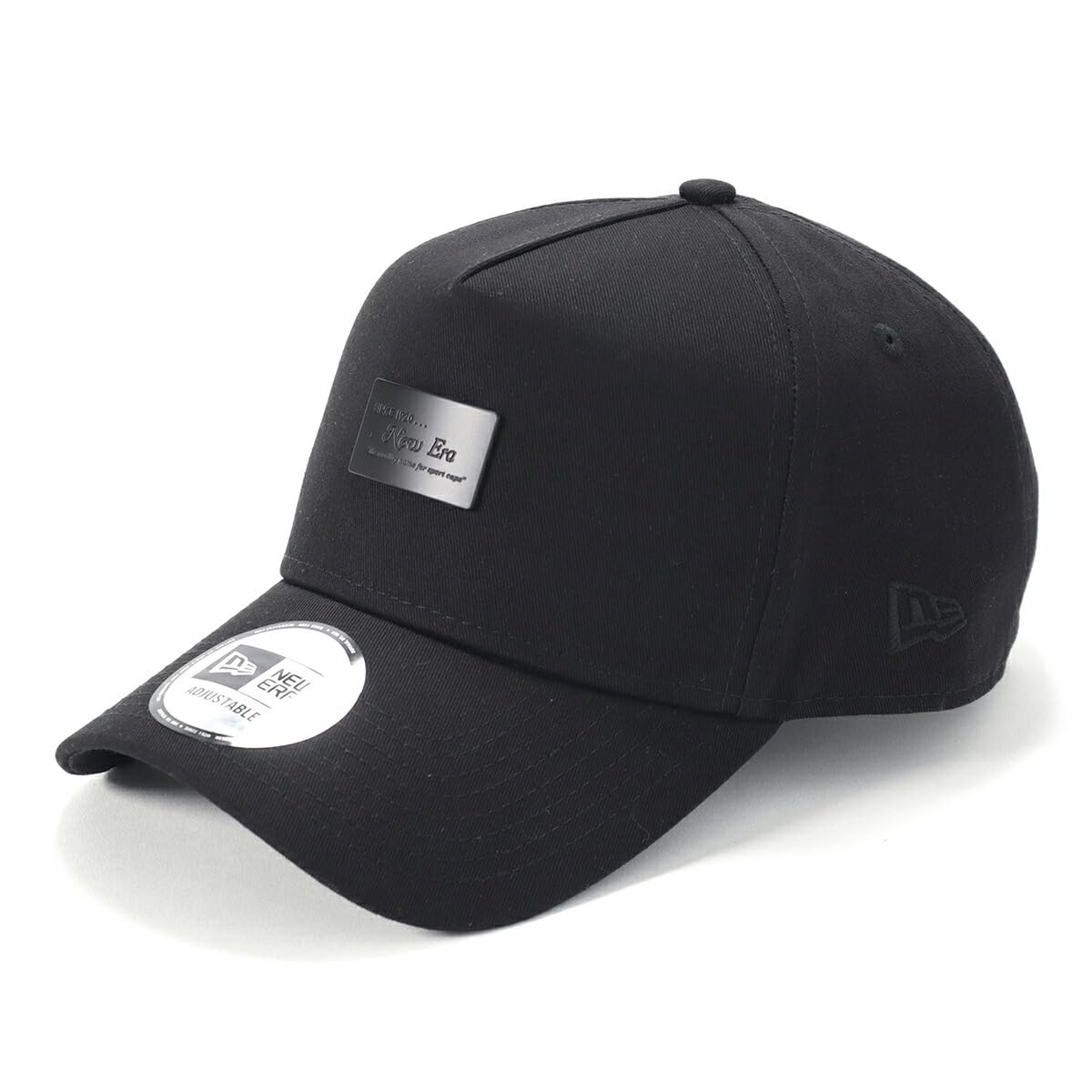 

New Era 9FORTY Cap in Black with Free Metal Exclusive to and Summer Sun UV Cool Various Styles A-Frame (14550994 N840AF490) Black/Matte Plate,