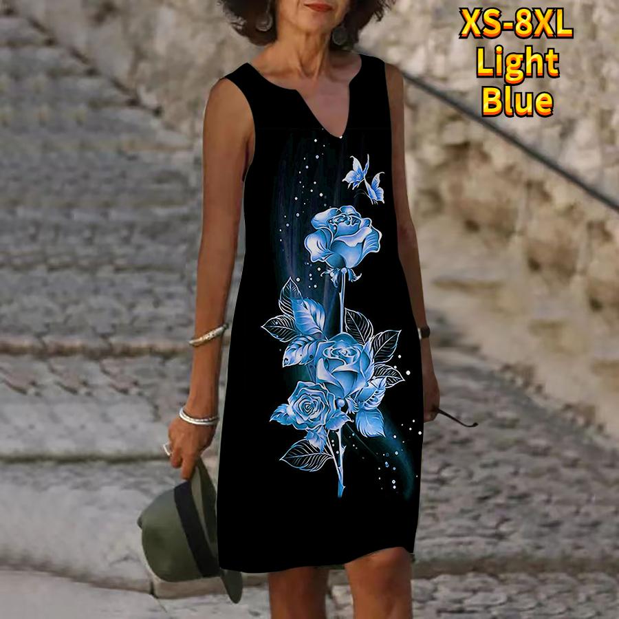 Женское летнее платье с V-образным вырезом — фото 6