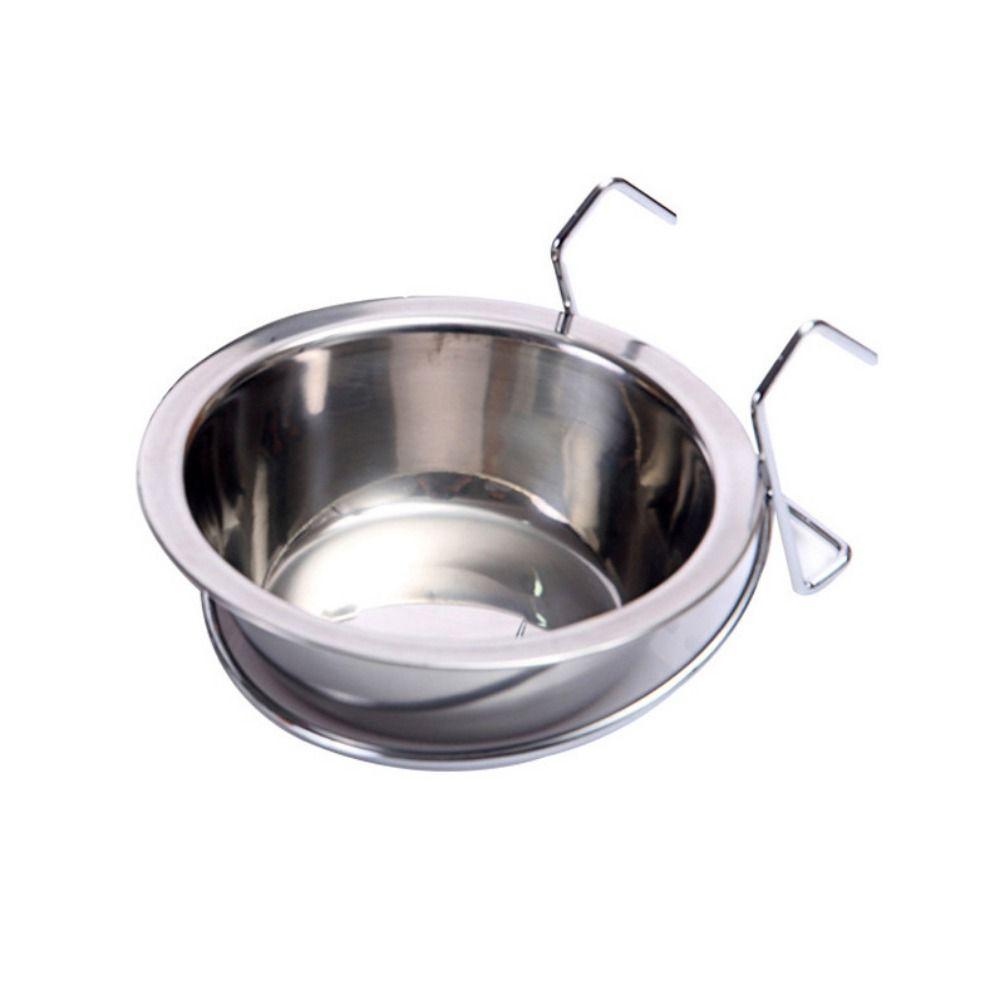 With Clamp Hanging Removable Parrot Food Bowl Parrot Cage Bowl Pet Drinking Feeder Bird Feeding Cup