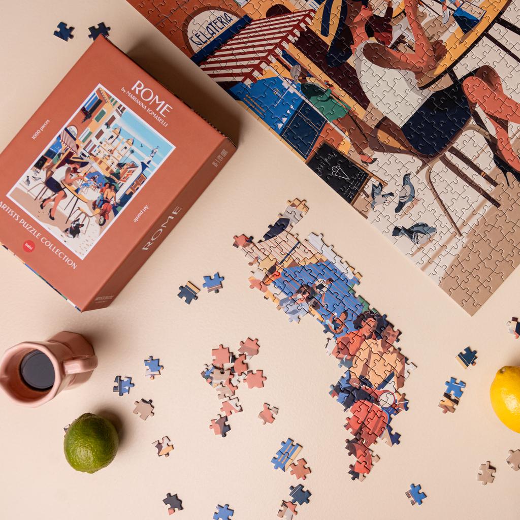 Puzzle artystyczne rzym 1000 el. abstrakcja dla dorosłych widok krajobraz
