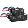 Kiligen 5pcs JD1912 4 Pole Relay Car DC12V 40A 12AWG with Harness Car Relay