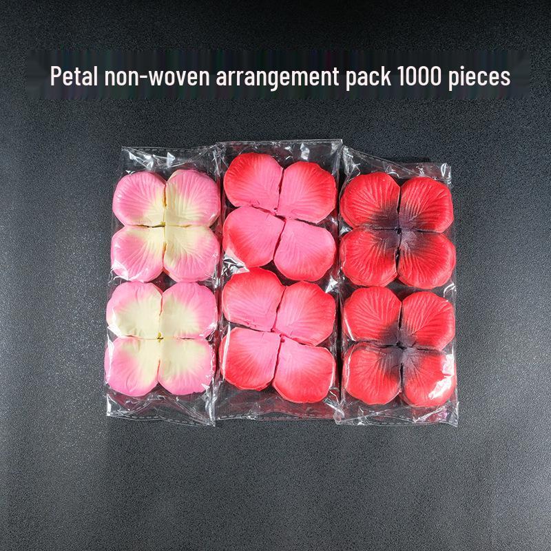 1000 Kleine Vlies-Kunstrosenblätter für Hochzeiten