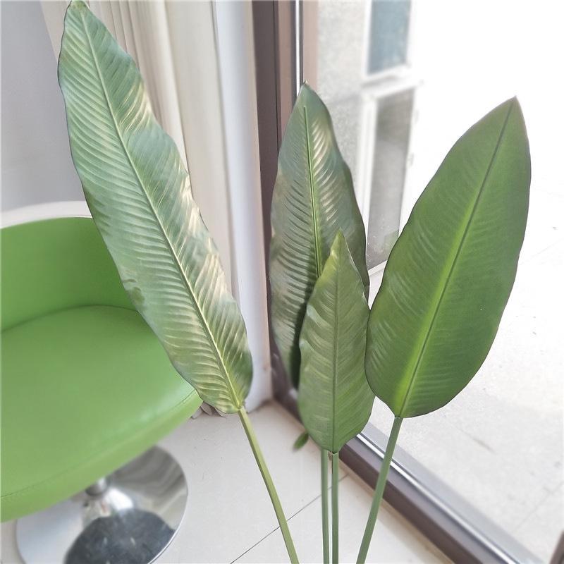 Premium Banana Leaf Simulation Plant with Over-Glued Hand Feel