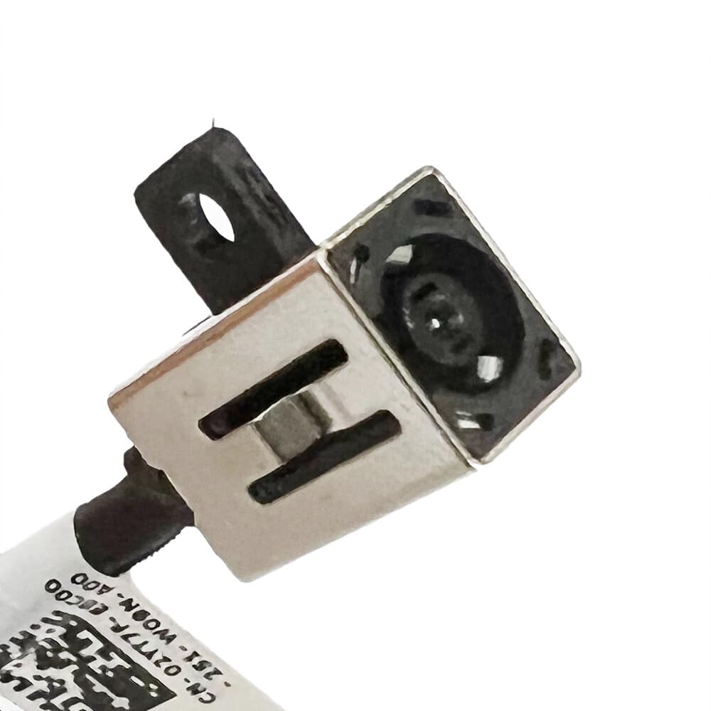 HSSDTECH DC Power Jack Charging Port Power Connector for Dell Inspiron 5300, 5301, 7400 (450.0K805.0032, 02YT7F, 450.0KW03.0021, G41KJ, 0G41KJ)