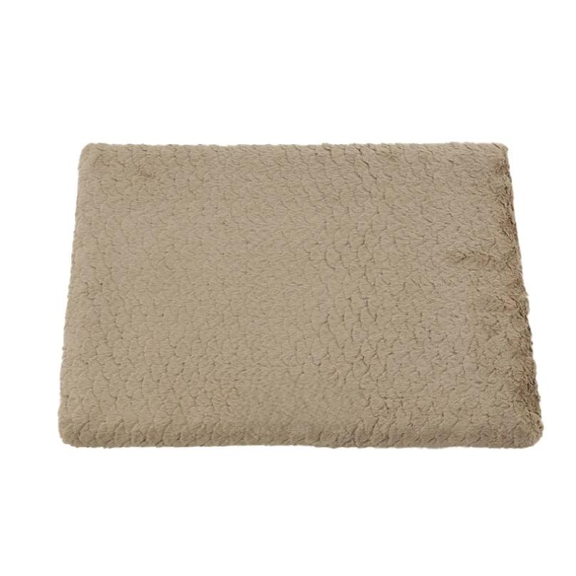Foam Pet Bed With Removable Washable Faux Fur Cover Orthopedic Waterproof Dog Bed For Crate Anti-Slip Bottom Dog Bed