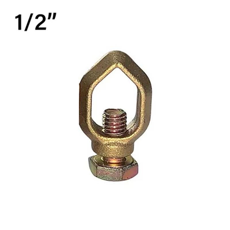 1Pcs A Type Cable Clip 5/8" 3/4" 1/2" Copper Ground Rod Clamp Ring Earthing System Accessories