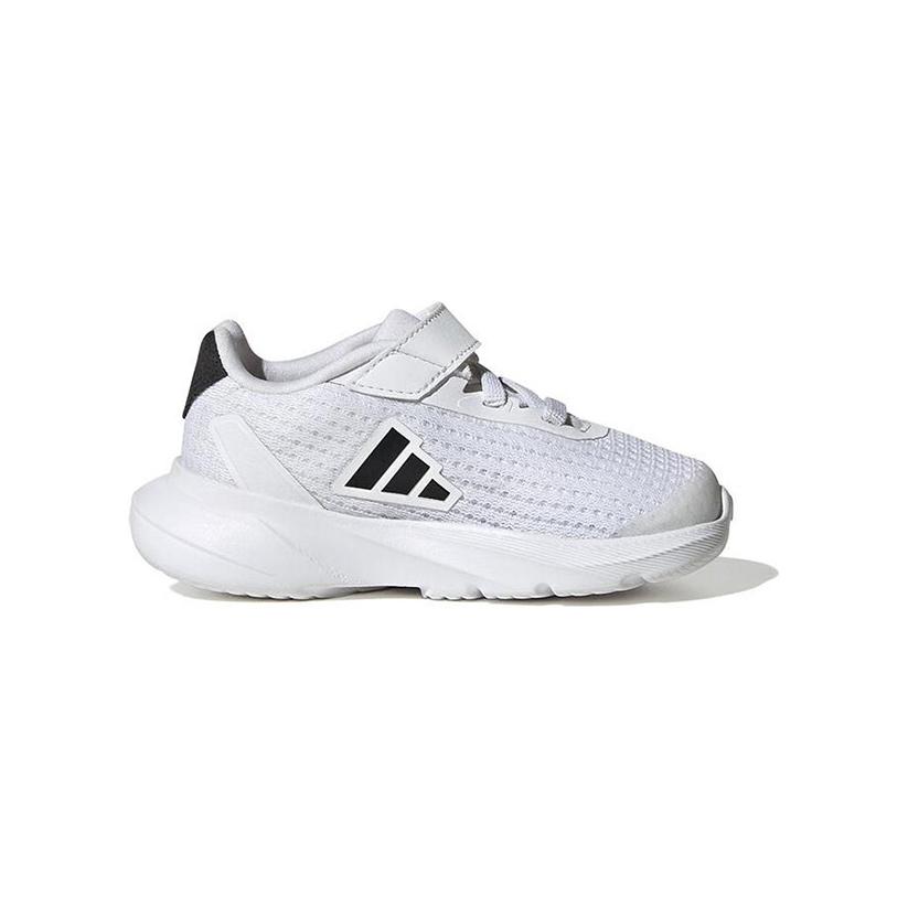 New Adidas Duramo Sl EL Cushioning Wear-Resistant Low-Top Toddler Shoes White Infant And Toddler IG2434
