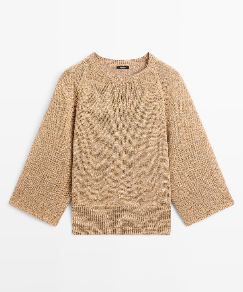 Masimodutti Cotton Blend Knit Sweater