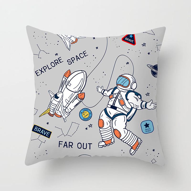 New Hand-painted Starry Sky Universe Printed Pillow Cover Home Sofa Pillow Car Cushion Back Cover