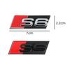 1pc B S3 S4 S5 S6 S7 S8 Front Grille Badge ABS Emblem B Exterior Modification Accessories Decoration Stickers