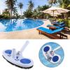 Swimming Pool Cleaning Flat Brushes 13" Plastic Bristle Vacuum Cleaner Suction