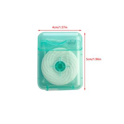 1Roll Water Expanding Dental Floss Roll 50M Fluffy Floss Cleaning Oral Tools Adult Home Cleaning Interdental Brush