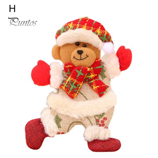 Hängendes Ornament, superweich, bezauberndes Aussehen, Lanyard-Design, fusselfrei, lichtbeständig, dekoratives Tuch, kleiner Anhänger, Plüschpuppe, Weihnachtsbaumdekoration