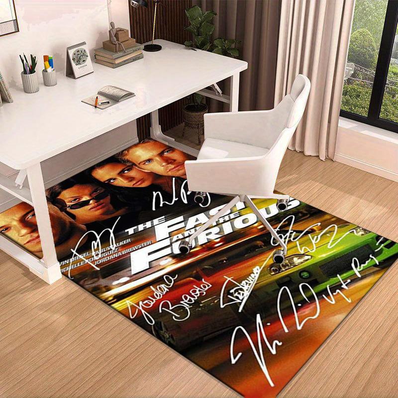 Fast And car Family Carpet, Chair Rug,Rug for Office Bedroom living rooms, Doormat decor Fan Gift Christmas Gift