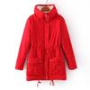 Thickened Women's Cotton Coat Women's Mid To Long Lamb Wool Cotton Coat Winter Coat Plus Size
