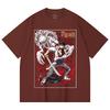 230 Gsm 100% Cotton Jujutsu Kaisen V65 Yuta Print Unisex Heavy Cotton T Shirt