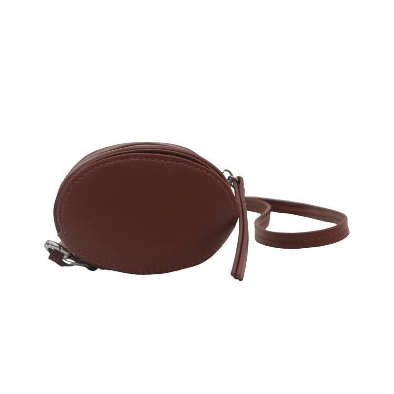 Oval Lady's Box Bag with A Mirror for Makeup, Lipstick Hanging Bag, Mini Crossbody Bag