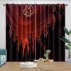 Blackout Curtains Anime Naruto with Grommet 3D Printed Blackout Curtain for Kids Adults Bedroom Living Room Home Decor