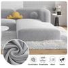 Velvet Plush Sofa Cover Stretchy Thick Stretch Armchair Couch Cover Corner Sofa Covers Used For Living Space L Shaped 1 /2 /3 /4 Seater