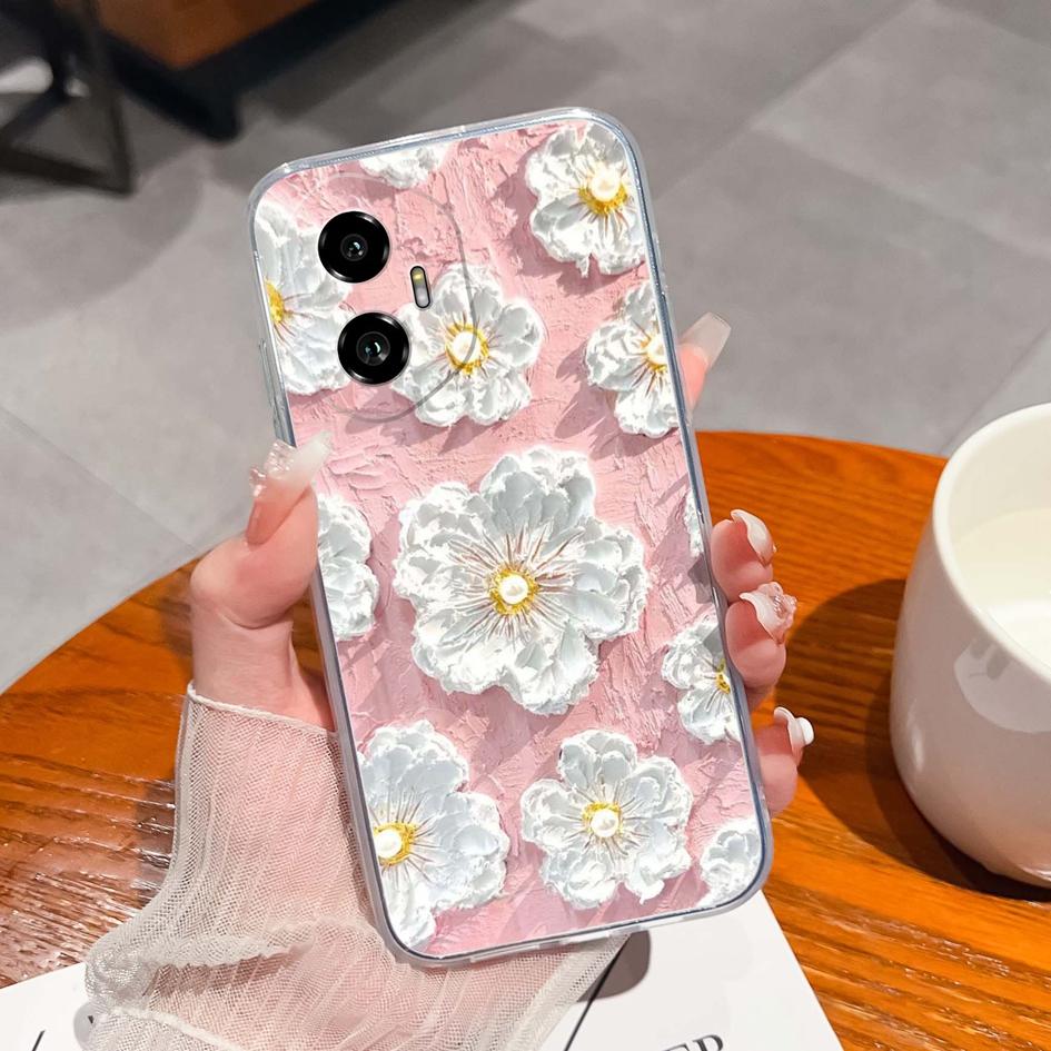Silicone Soft TPU For Huawei Honor 300 Pro 70 200 Lite X5B Plus X6 X6B X6S X8 Back Cover Fashion Pink Bow Tie Pattern Transparent Anti Slip For Huawei