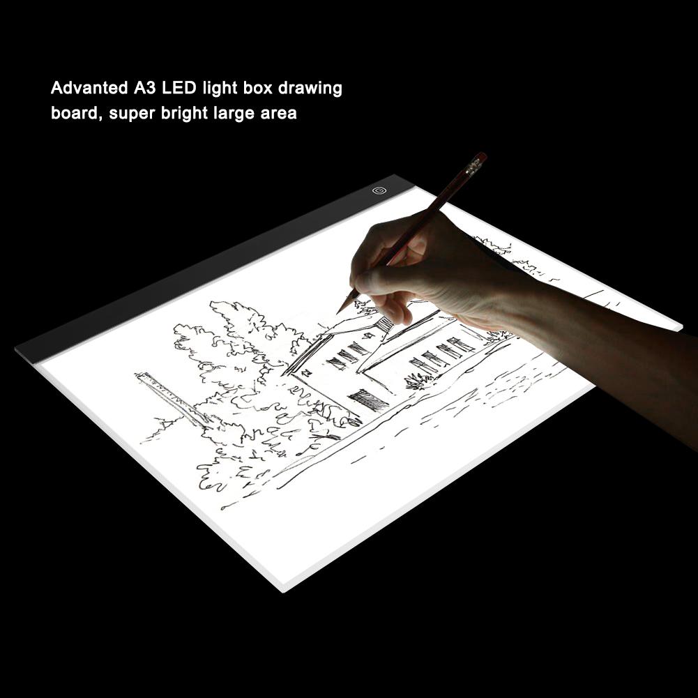 Popular Practical A3 LED Copying Board Diamond Copying Board Animation Sketching Desk