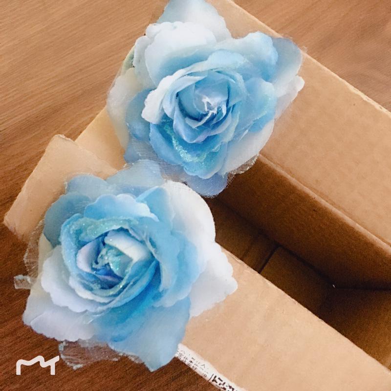 Children's Dance Performance Wristband and Head Flower Decorations