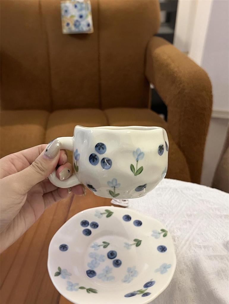 Little Fresh Hand Drawn Ceramic Coffee Cup