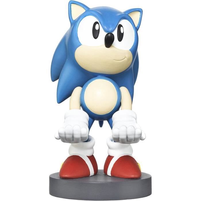 Figurine sonic the hedgehog - support & chargeur pour manette et smartphone - exquisite gaming