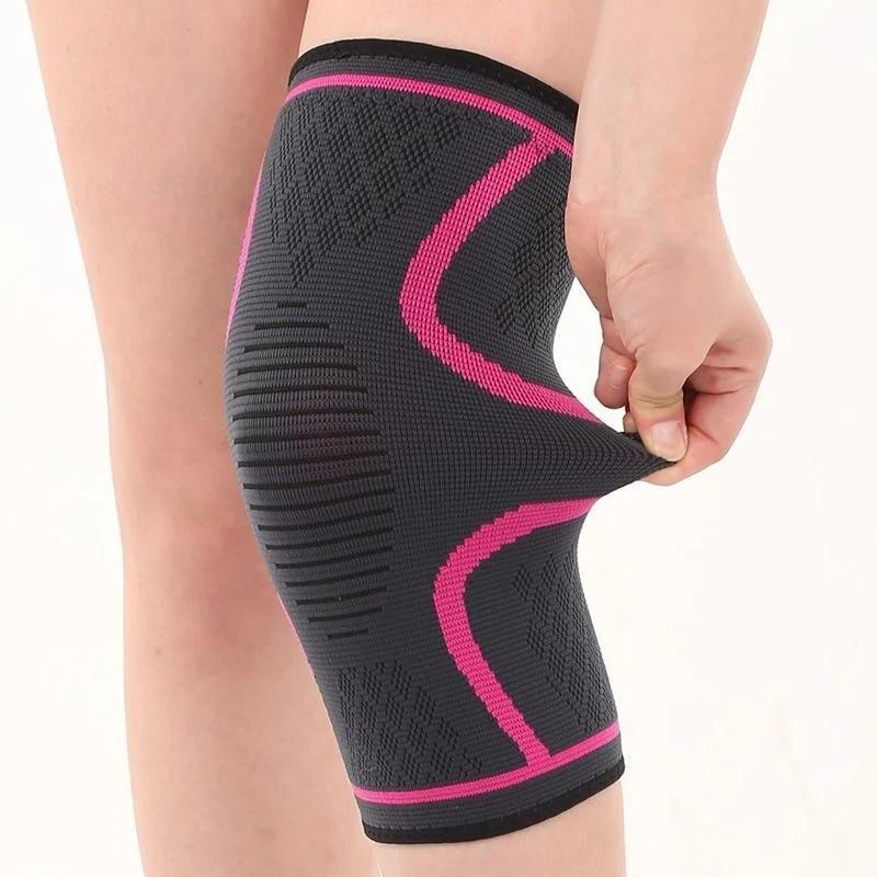 Nylon Sports Safety Knee Pad Support Running Cycling Bandage Basketball Elastic Adult Brace Protector Fitness Arthritis Elbows
