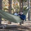 Naturehike Portable Hammock for Outdoor Camping, Lightweight Thick Anti-Rollover Swing Cradle, Light Bean Green - Single Person