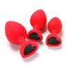 3 Teile/satz Silikon Anal Plug Kristall Herzförmige Basis Butt Plug Trainer Massage Anus Expansion Sex Produkte BDSM Männer Frauen Homosexuell
