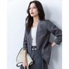 TERRE BLEUE Women's Loose Fit Blazer Jacket