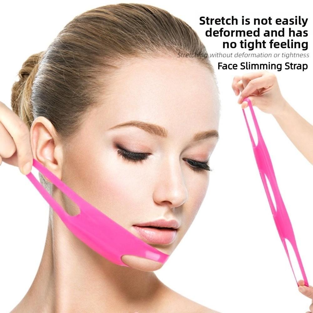 Lift Up Face Strap Belt Mask Silicone Face Slimming Strap Lift Oval Mask  Neck