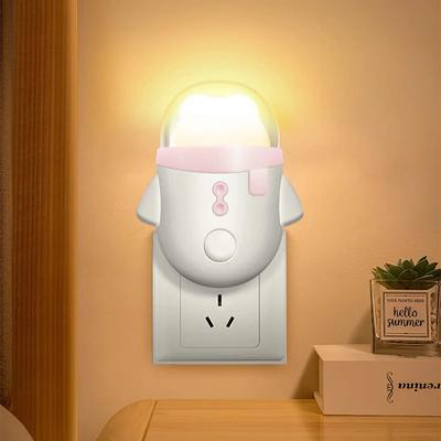 LED Mini Noční Světlo Spínač US Zástrčka LED Světlo Ochrana Očí Noční Světlo Lampa Použít Pro Noční Stolek Krmení Dítěte Obývací Pokoj