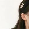 Sparkling Crystal Hairpin Gold/Silver Rhinestone Barrette  Women Hair Accessories