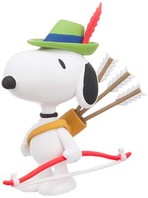 UDF Ultra Detail Figur PEANUTS Serie 11 ROBIN HOOD ca. 82mm Fertigfigur SNOOPY, groß, bemalt,