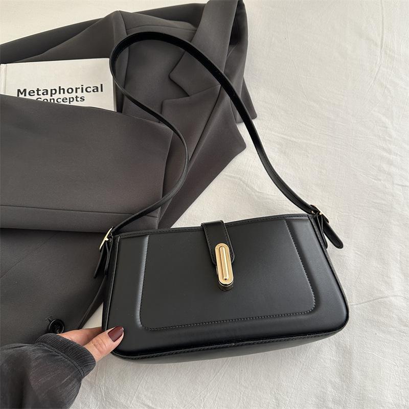 2025 Spring Casual Simple Retro New Fashion Trend Niche Design Women's Bag Commuter Shoulder Messenger Bag