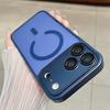 KEYSION Luxury Matte Translucent Magnetic Case for MagSafe for iPhone 17 Pro Max Wireless Charging Shockproof Armor Phone Cover