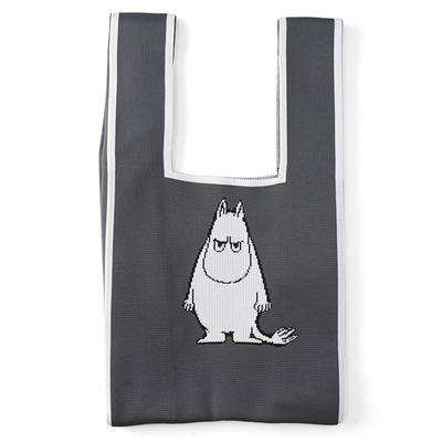 Moomin Officially Licensed Women's Marche Knit Tote Bag RMKC-01 Dark Gray (Moomin)
