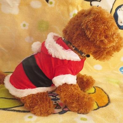 Xmas Puppy Clothing Pet Costume Dog Coat Apparel Christmas Clothes Supplies