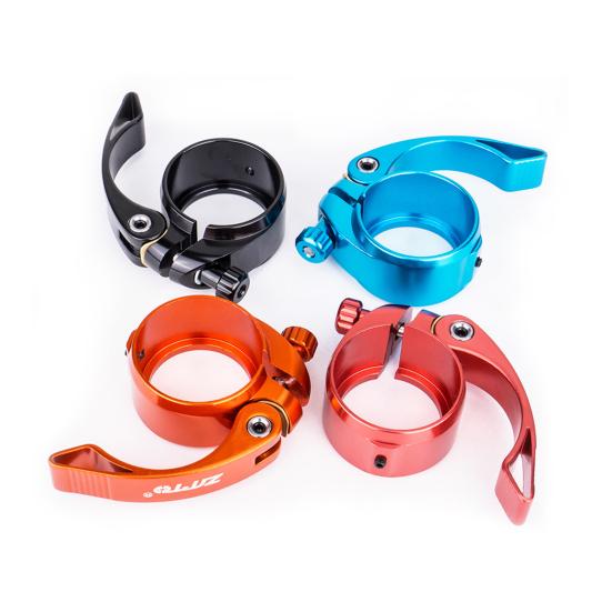 2 Morsetti Reggisella In Lega Di Alluminio 35 Mm Per Bici Da Strada E Mountain Bike – Facili Da Installare (Nero) - 2