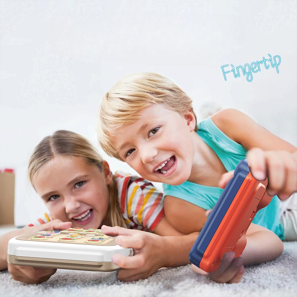 Fast Push Handheld Puzzle Game Quick Push Game Light Up Reaction Training Toy Interactive Finger Dance Game Machine Gifts For Kids