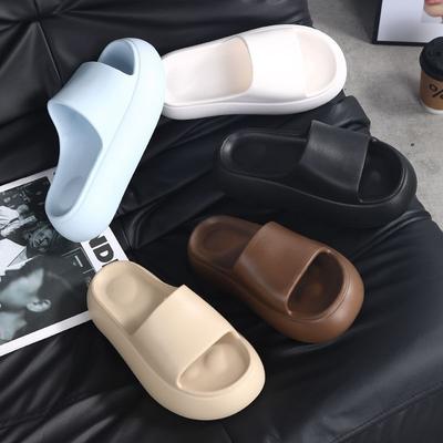 Beach Sandals Slides Slippers New Thick Sole Non-Slip Comfortable Home Slippers for Women Trendy Outdoor Ladies Slippers