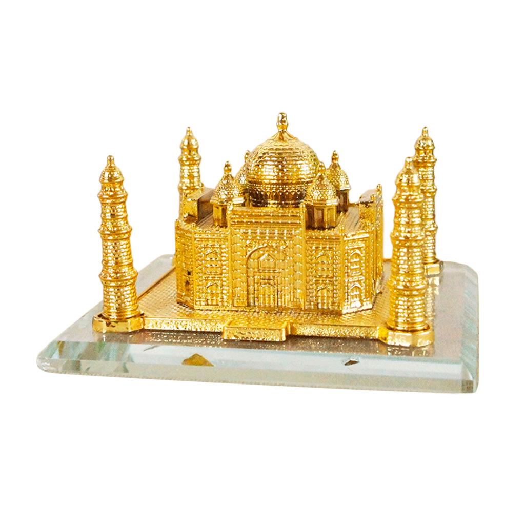 Metal India Taj Mahal Model Ornament Durable Versatile Decoration Souvenir 4x4.3x6.3inch for Home Office Decor Attractive