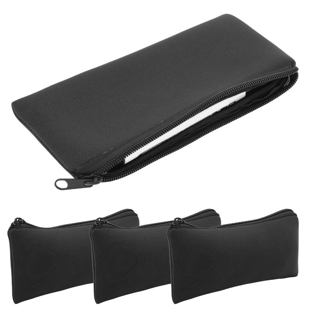3Pcs Multifunction Pencil Case Neoprene Small Tools Storage Bag Pen Storage Bag  Travel Accessories