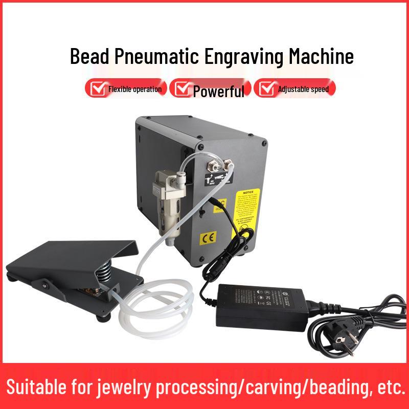 Pneumatic Jewelry Inlay and Engraving Machine for Gold, Silver, and Copper.