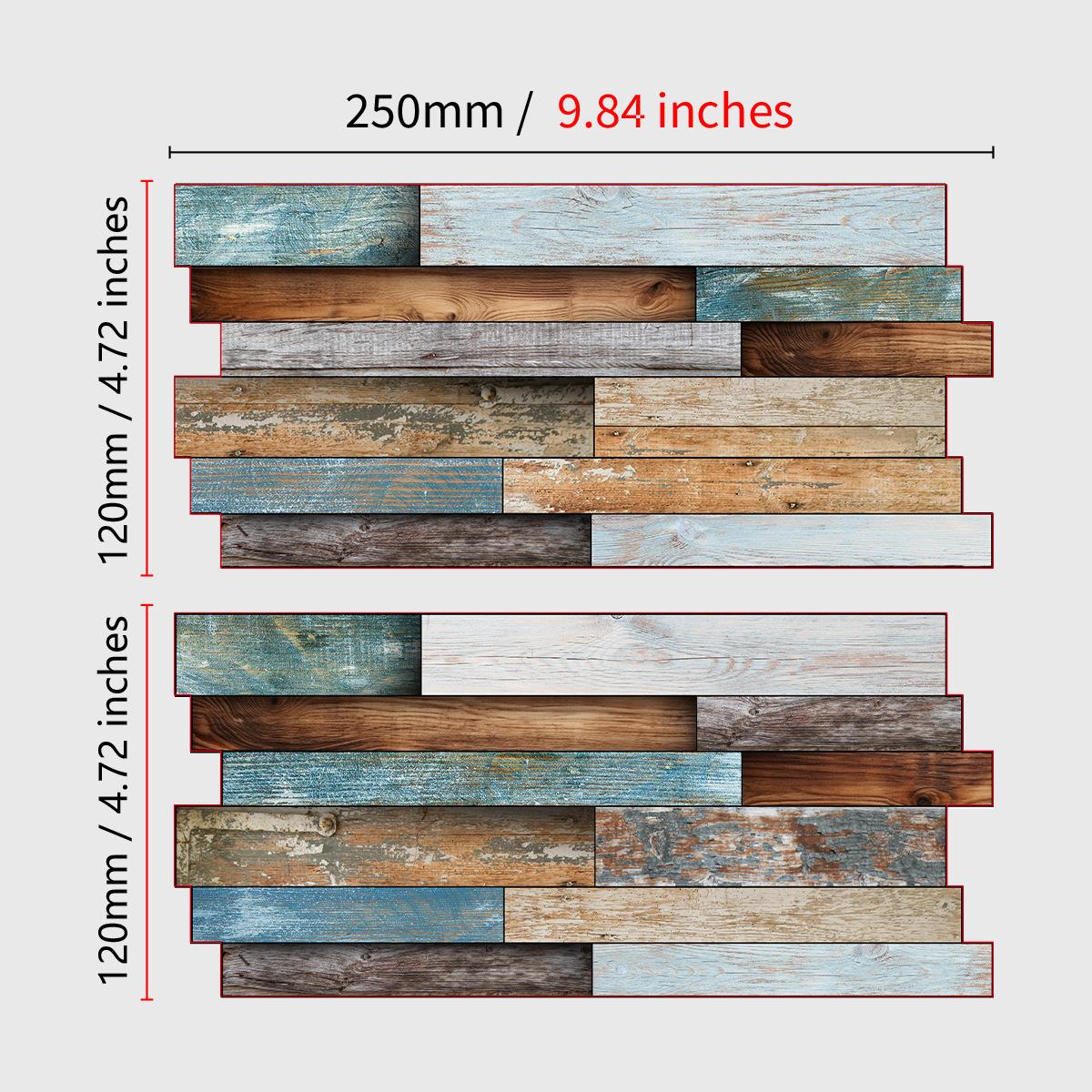 

Kitchen Oil-Proof Sticker 3D Crystal Splicing Crystal Wallpaper Living Room Bedroom Renovation Sticker Self-Adhesive Tile Sticker 12x25cm*25PCS