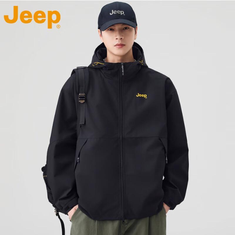 

Jeep Men s Hooded Windproof Jacket 2XL