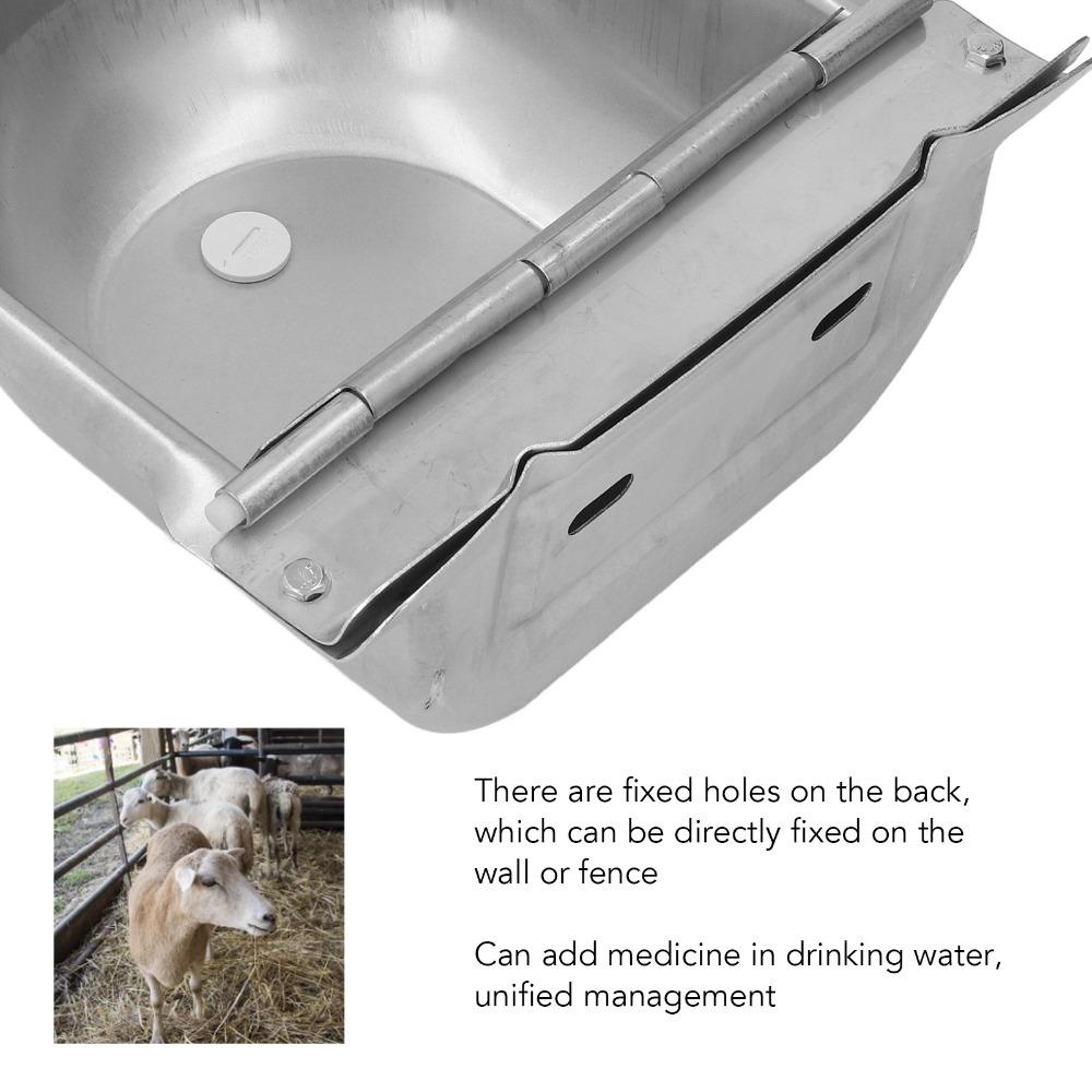 Float Ball Valve Cow Drinking Bowl Thickened Stainless Steel Water Bowl Livestock