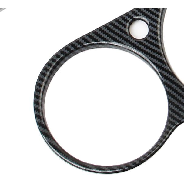 Carbon Fiber Style Center Control Dashboard Instrument Board Frame Cover Trim Accessories for Nissan 350Z